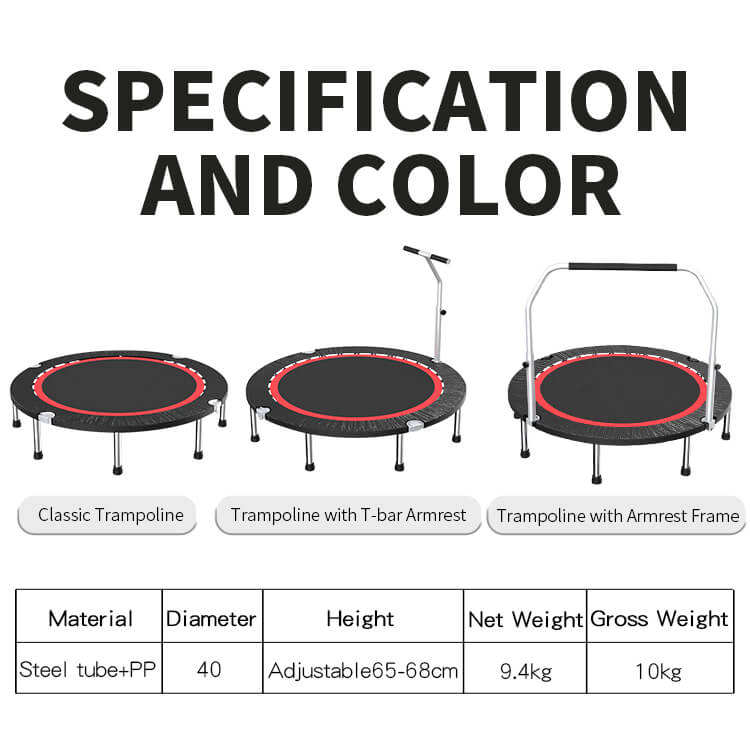 Круглый батут диаметром 40 дюймов