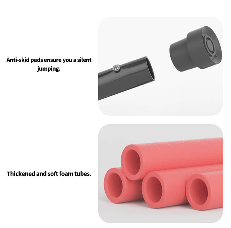 Круглый батут 55 дюймов с защитной сеткой Круглый батут 55 дюймов с защитной сеткой