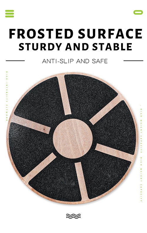 Деревянная балансировочная доска для тренировки равновесия Деревянная доска для тренировки равновесия Wobble Balance Board