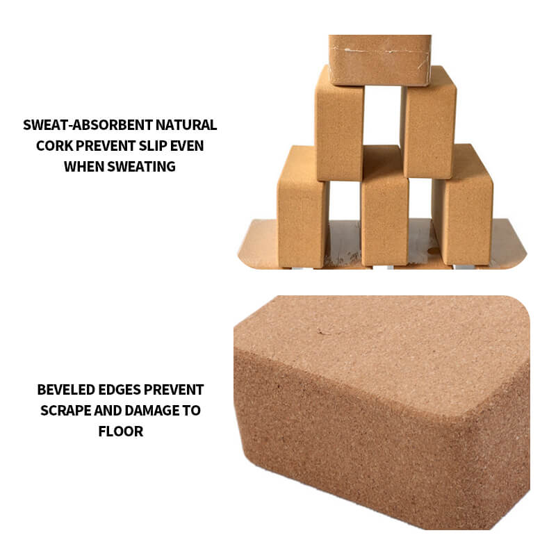 Пробковый блок для йоги Пробковый блок для йоги