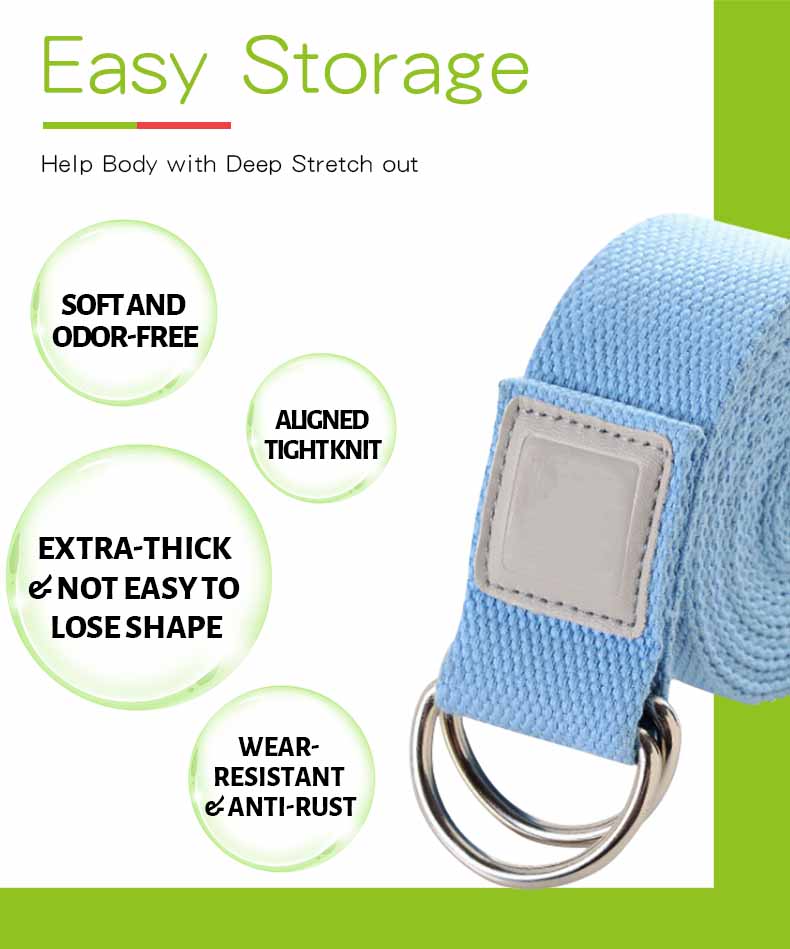 Неэластичный ремень для йоги оптом /Эластичная лента с пряжкой Неэластичный ремень для йоги оптом/Эластичная лента с пряжкой