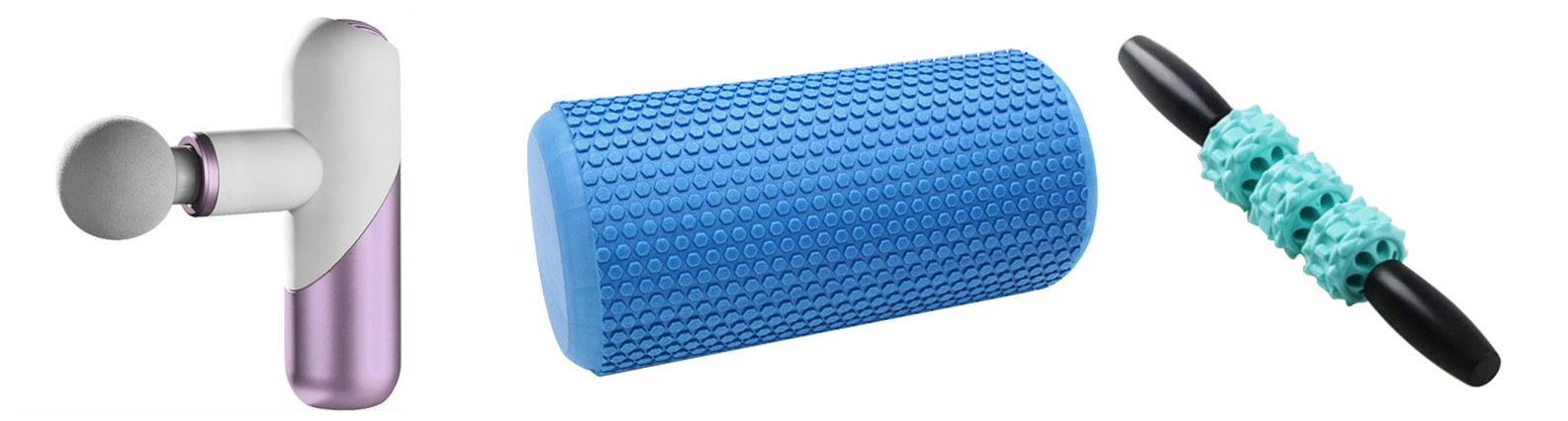 Массажные инструменты: массажный пистолет против поролонового ролика против массажной палочки