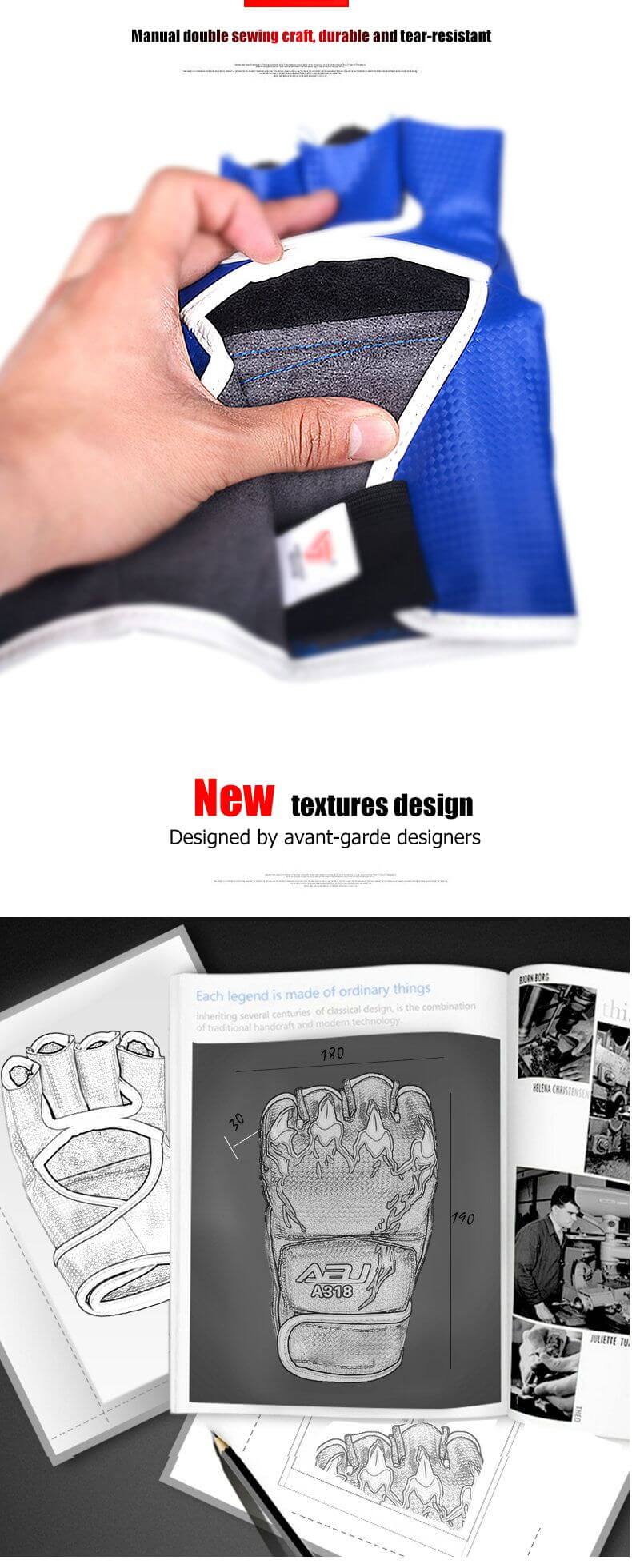 Боксерские перчатки на половину пальца Боксерские перчатки на половину пальца