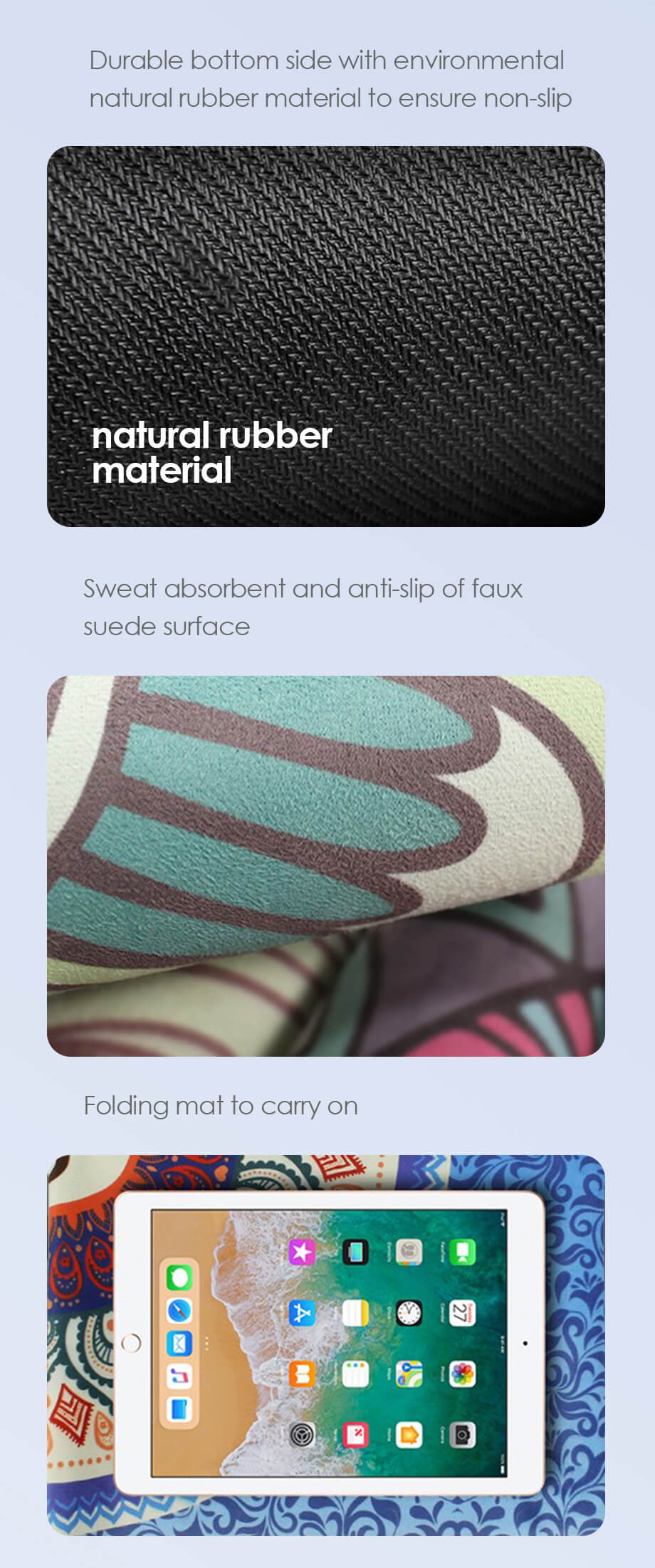 Дорожное полотенце для йоги, которое можно взять напрокат