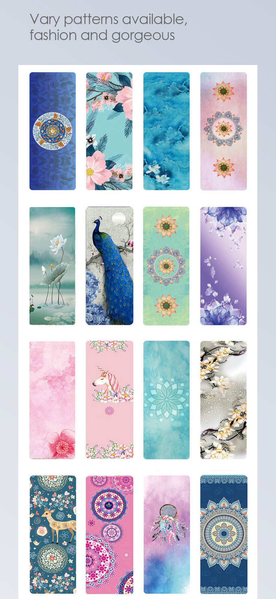 Портативное нескользящее полотенце для йоги