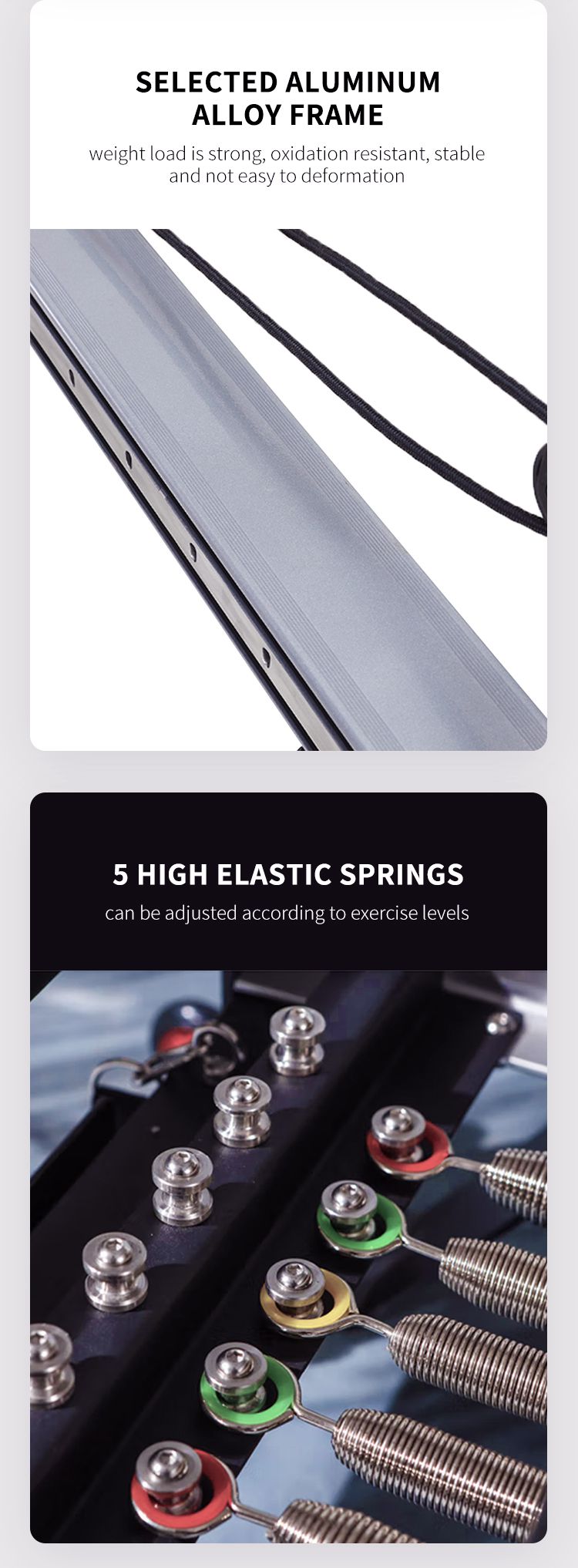 Основная кровать для пилатеса из алюминиевого сплава Основная кровать для пилатеса из алюминиевого сплава