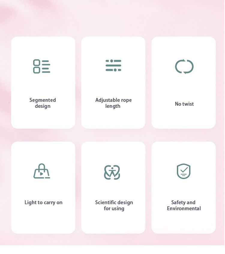 Сегментированная скакалка из ПВХ Сегментированная скакалка из ПВХ