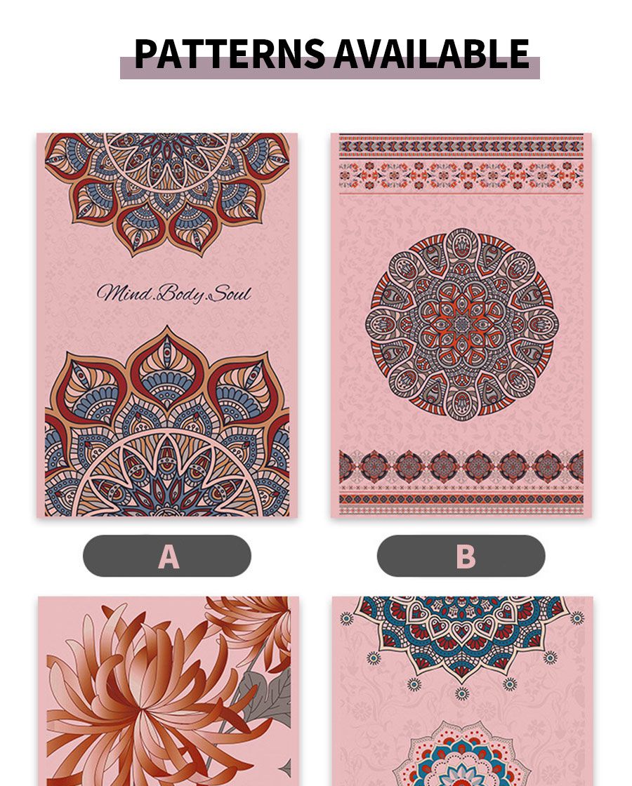 Очень большой нескользящий коврик для фитнеса TPE