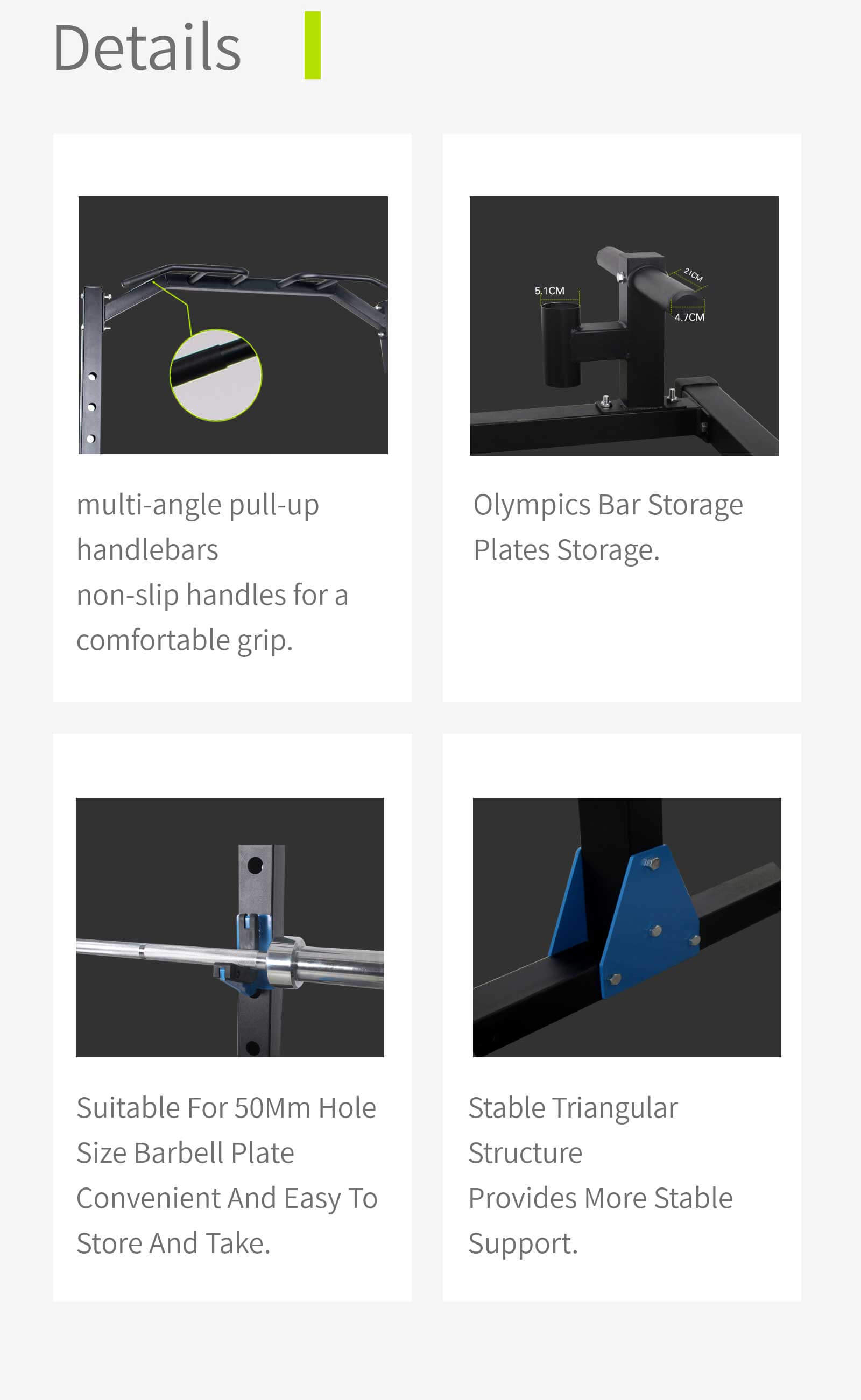 Многофункциональная полукаркасная стойка для приседаний Многофункциональная полукаркасная стойка для приседаний