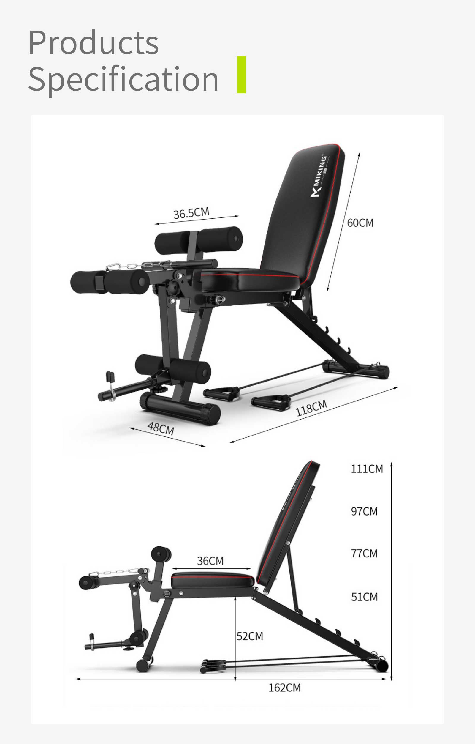 Складная Скамья Для Пресса Гантели Скамья Складная скамья для жима лежа с гантелями
