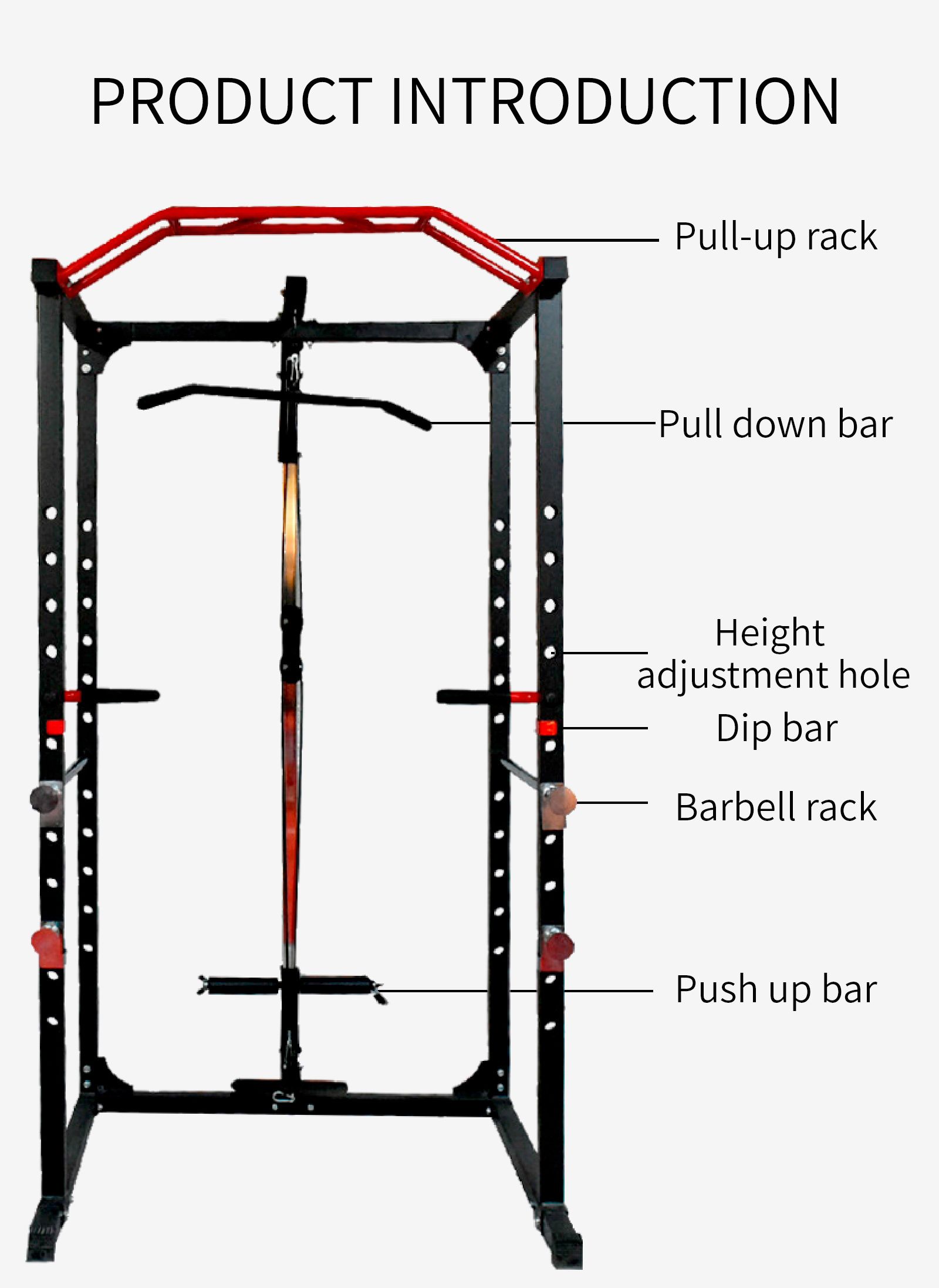 Бытовая стойка для приседаний Бытовая стойка для приседаний