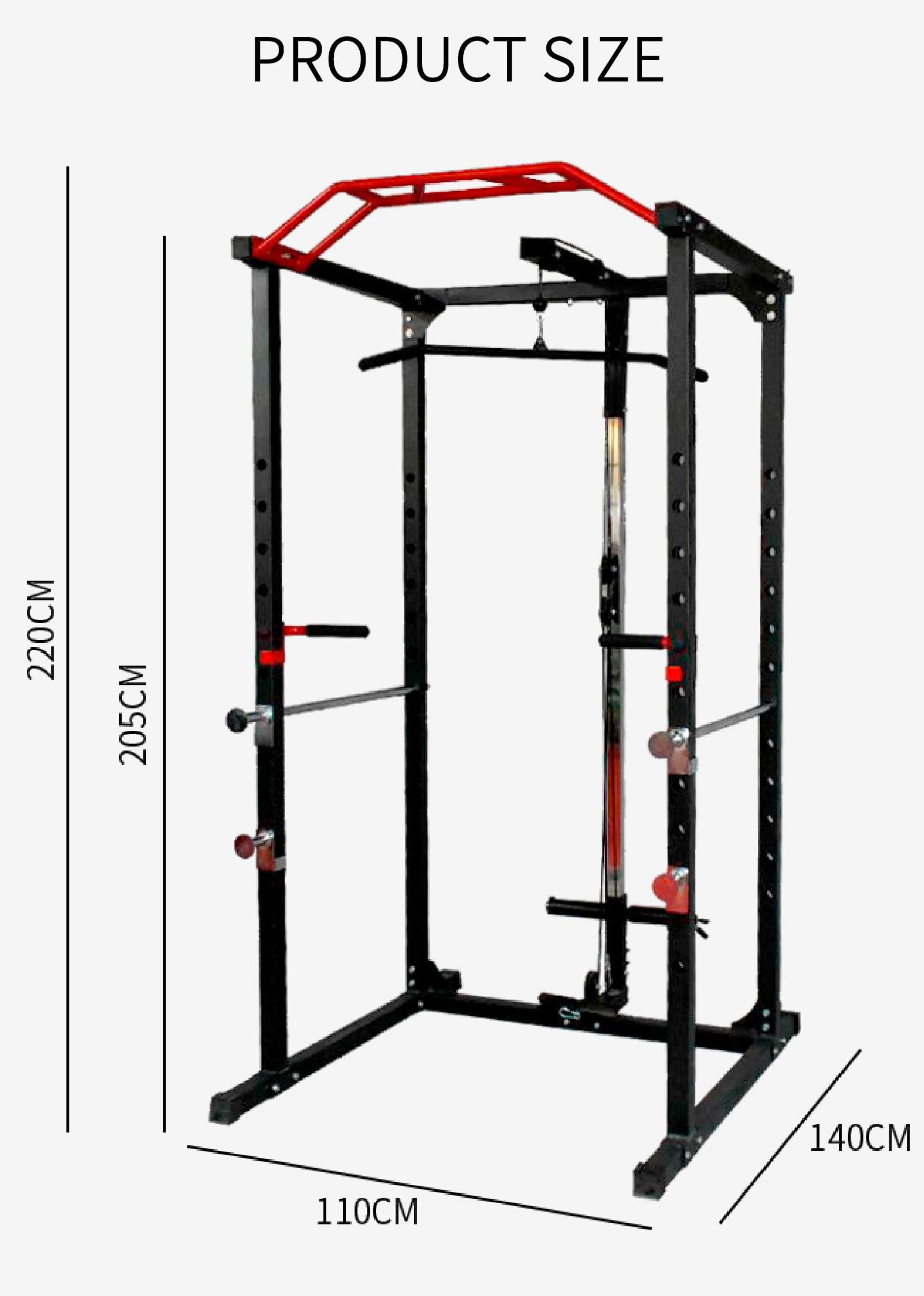 Бытовая стойка для приседаний Бытовая стойка для приседаний