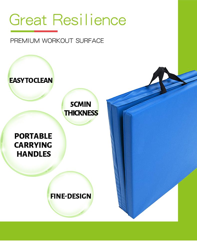 Складной утолщенный гимнастический коврик для упражнений Складной утолщенный гимнастический коврик для упражнений
