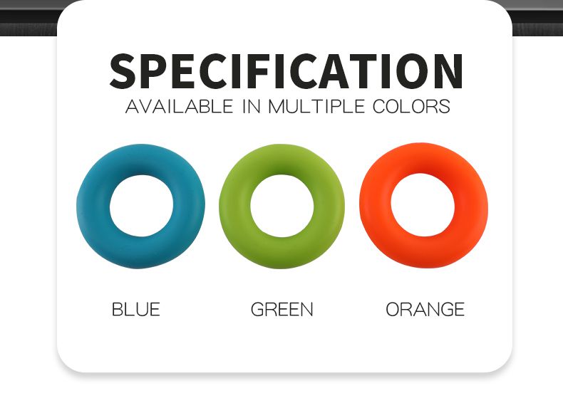Удобный в переноске Тренажер для прочности кольца для захвата руками из силиконовой резины Удобный в переноске Тренажер для прочности кольца для захвата руками из силиконовой резины