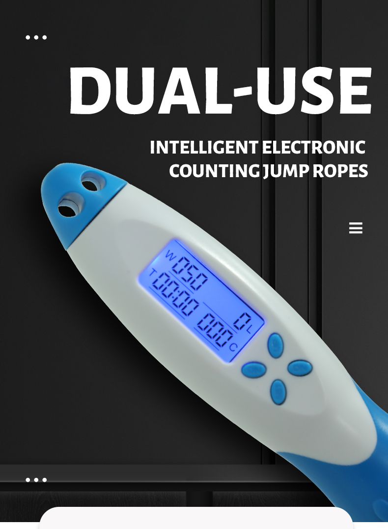 Электронный Подсчет Скакалок для прыжков С Двумя Вариантами Скакалок