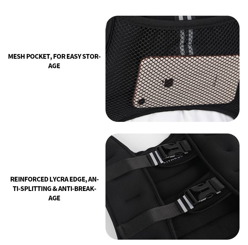 Тренировочный жилет со светоотражающей полосой