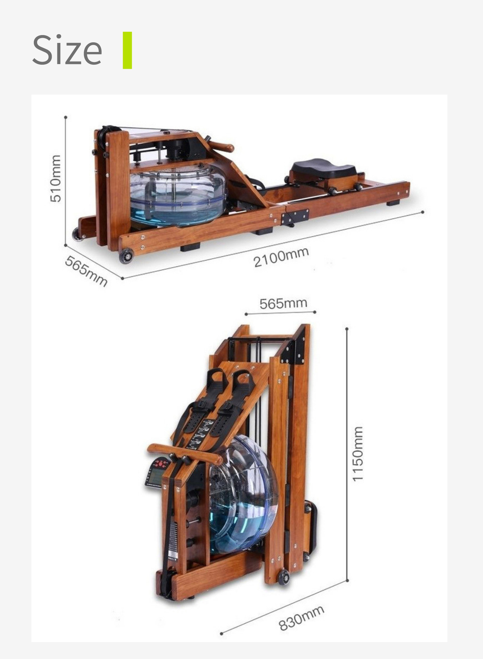 Водный гребной тренажер