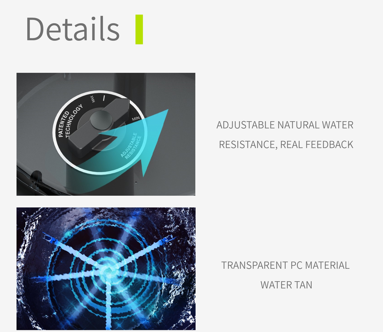 Водный гребной тренажер