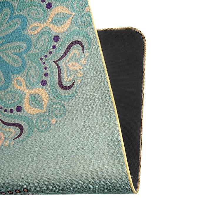 Нескользящий джутовый Эко-коврик для йоги из натурального каучука Нескользящий джутовый Эко-коврик для йоги из натурального каучука