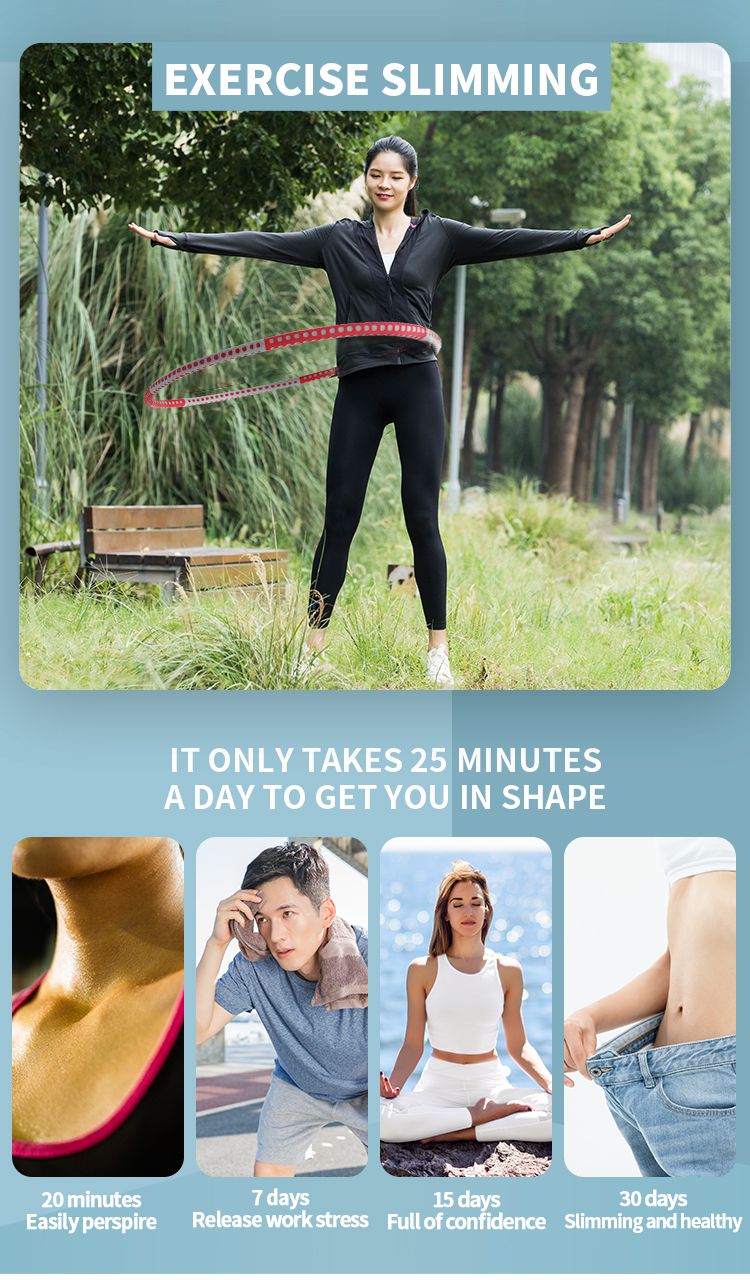 Утяжеленный хула-хуп с рельефным массажем Утяжеленный хула-хуп с рельефным массажем