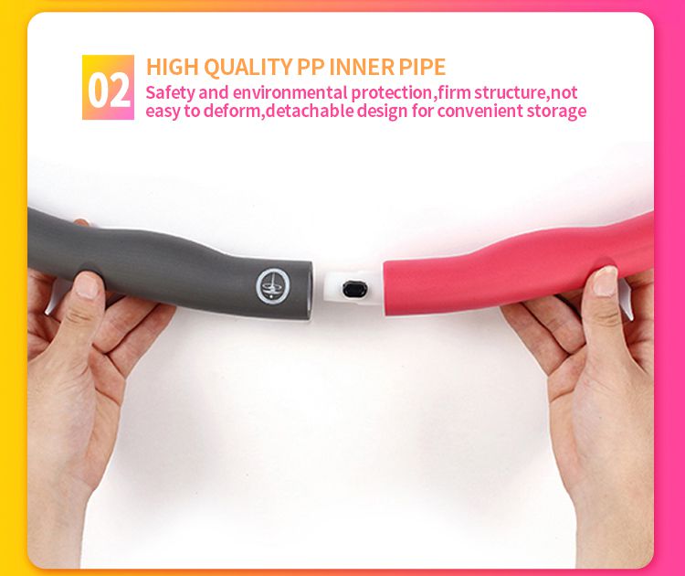 Съемный обруч для хула-хупа из вспененного хлопка из ПВХ Съемный обруч для хула-хупа из вспененного хлопка из ПВХ