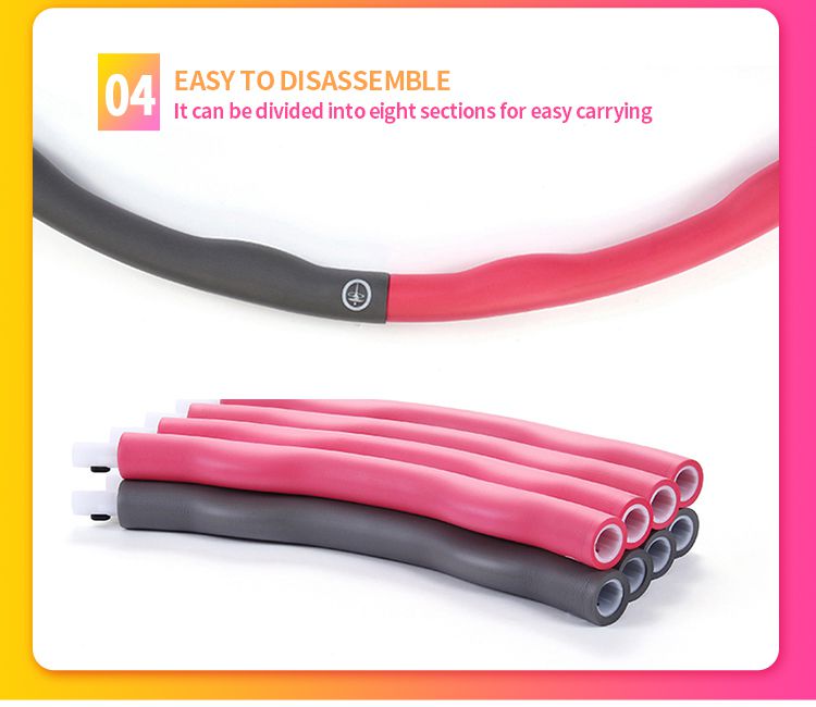 Съемный обруч для хула-хупа из вспененного хлопка из ПВХ Съемный обруч для хула-хупа из вспененного хлопка из ПВХ