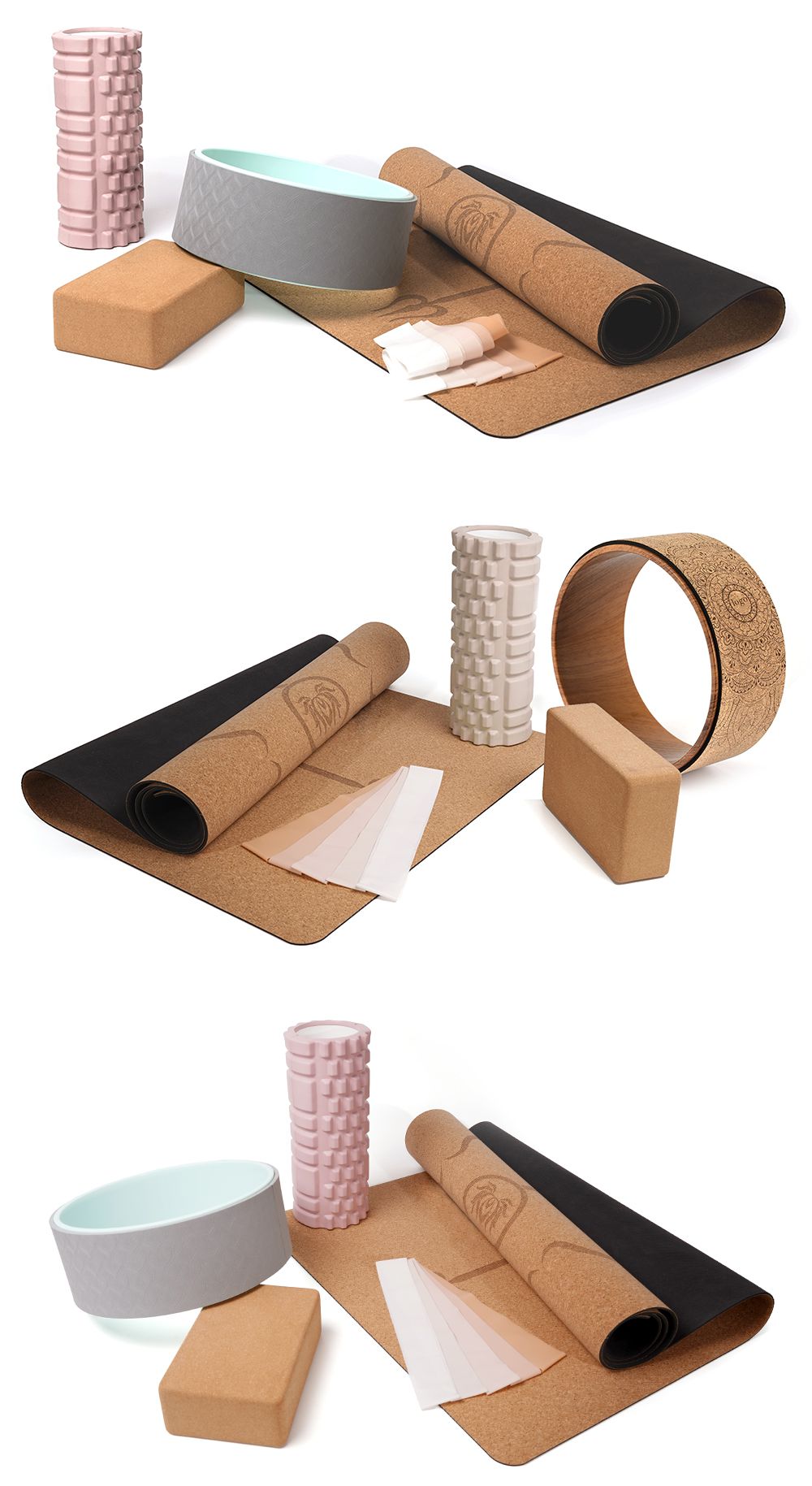 Пробковый набор для йоги Starter Kit Пробковый набор для йоги Starter Kit