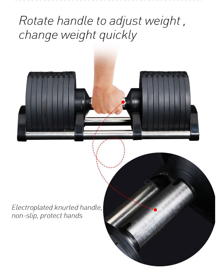 Чугунная регулируемая гантель Чугунная регулируемая гантель
