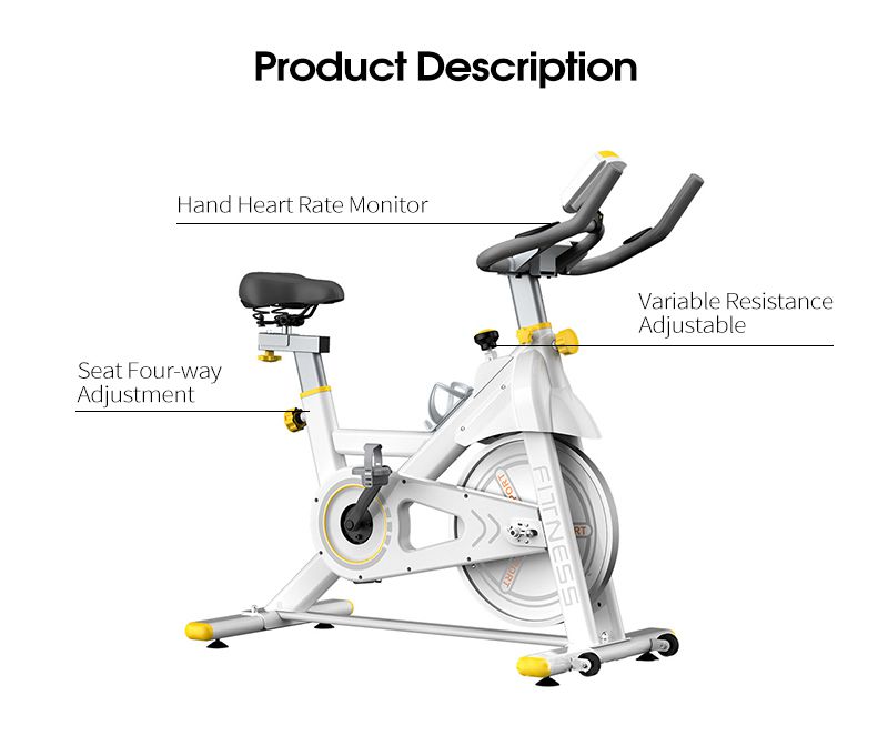 Вертикальный бесшумный вращающийся велосипед в помещении