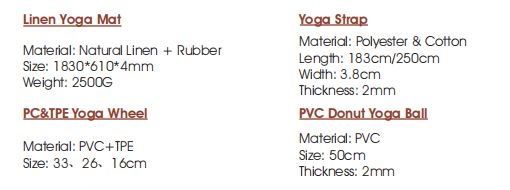 Льняной коврик для йоги Стрейч-комплект Linen Yoga Mat Stretch Set