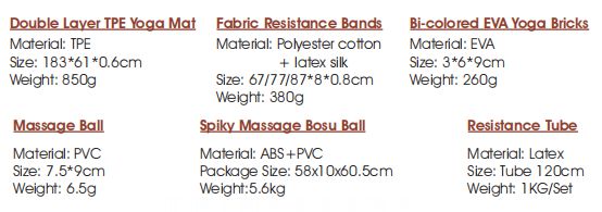 Набор для начинающих йогов TPE Набор для начинающих йогов TPE