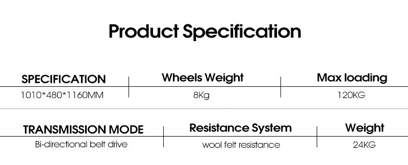 Магнитный велотренажер с двойным сопротивлением