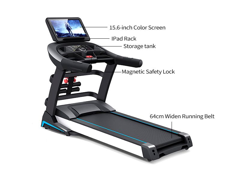 Крытая многофункциональная коммерческая беговая дорожка Крытая многофункциональная коммерческая беговая дорожка