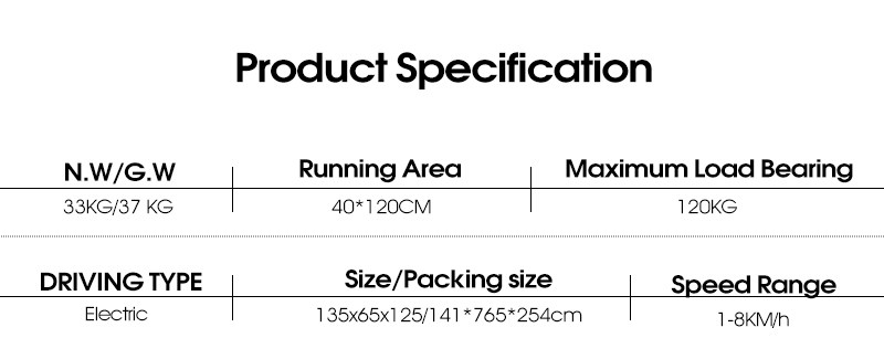 Многофункциональная складная средняя беговая дорожка для домашнего тренажерного зала