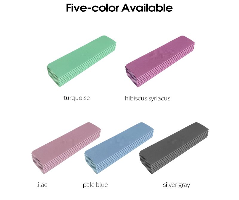 Оптовый Складной коврик для йоги из тонкого полиэтилена для путешествий