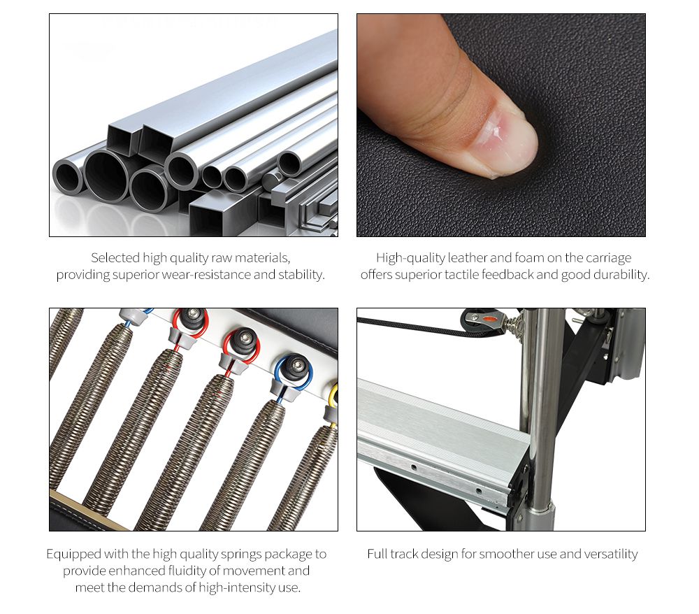 Тренажер для пилатеса из алюминиевого сплава с полотенцем Тренажер для пилатеса из алюминиевого сплава с полотенцем