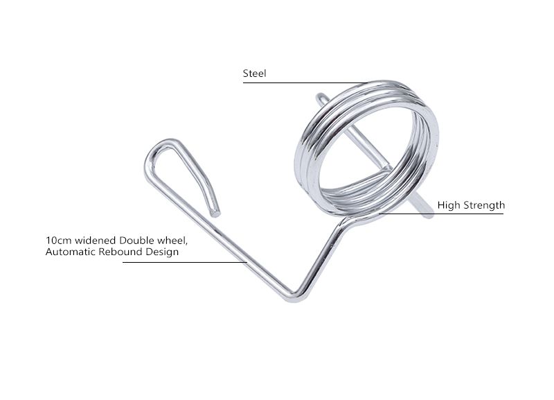 Пружинные фиксирующие хомутовые зажимы для штанги с гантелями Пружинные фиксирующие хомутовые зажимы для штанги с гантелями