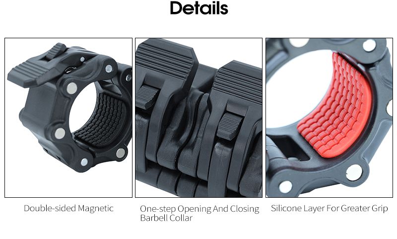 Оптовые пластиковые магнитные Олимпийские ошейники для штанги