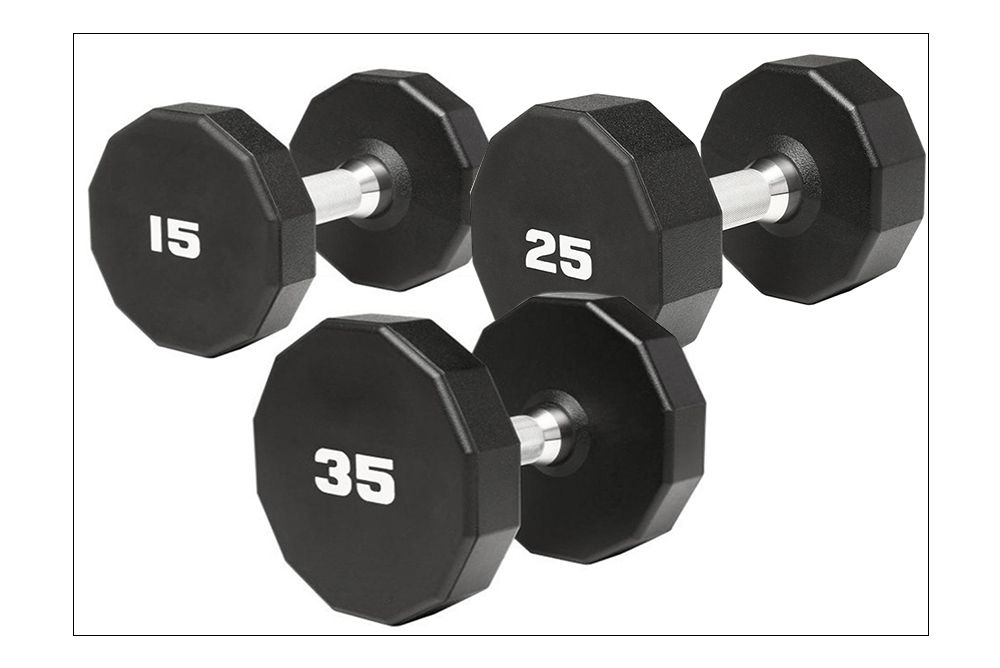 Четырехугольная процессорная гантель