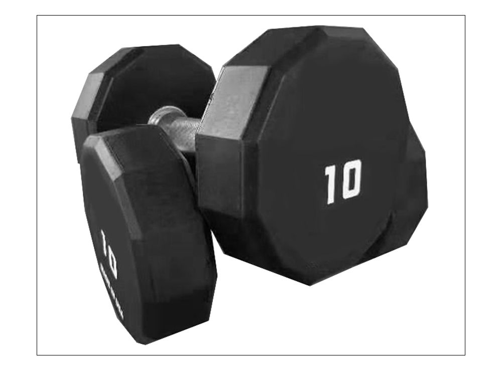 Четырехугольная процессорная гантель