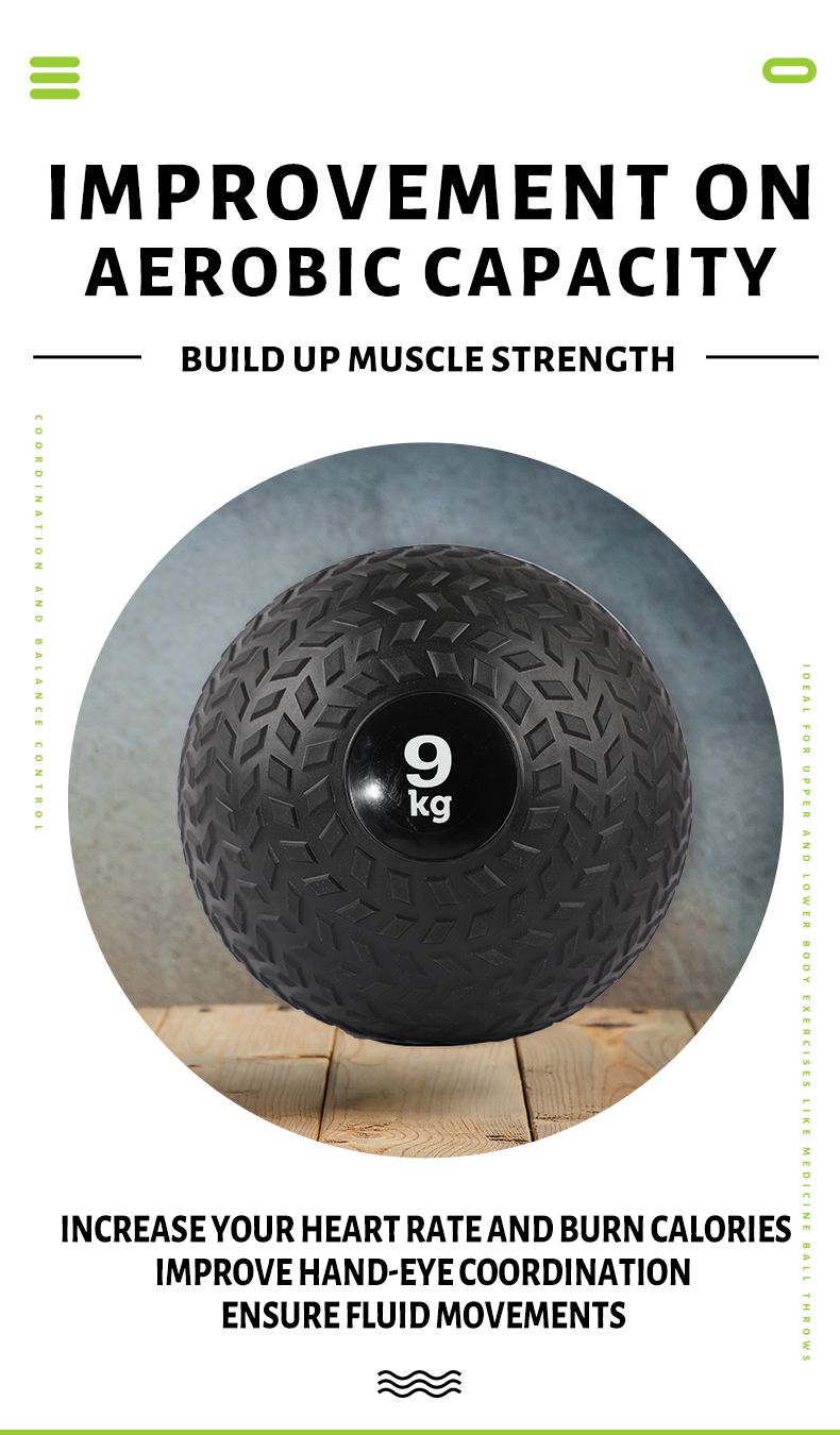 Мяч для фитнеса с песком из ПВХ шин, медицинский мяч для фитнеса