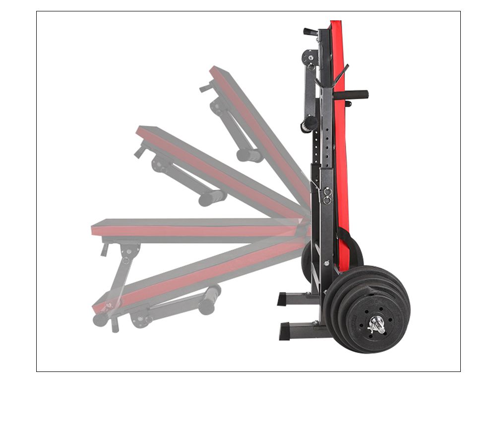 Многофункциональная складная скамья для гантелей