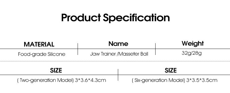 Тренажер для тренировки челюстей