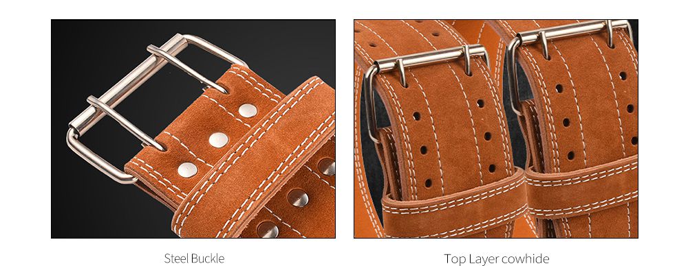 Пояс для тяжелой атлетики из воловьей кожи