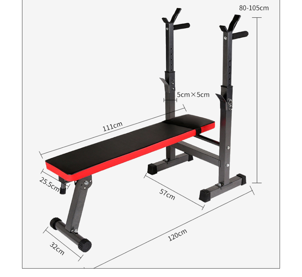 Многофункциональная складная скамья для гантелей