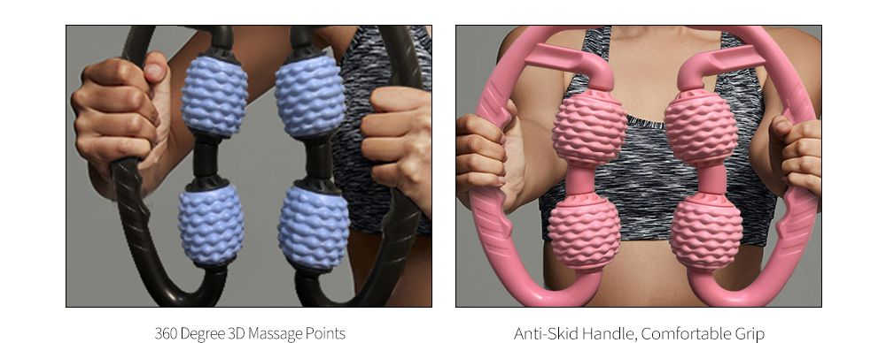 Массажная палочка для ног с поролоновым валиком Массажная палочка для ног с поролоновым валиком