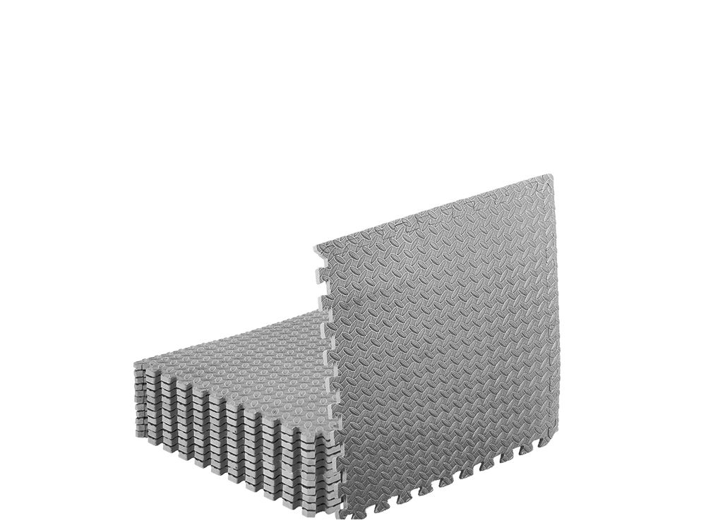 Противоскользящие коврики для упражнений с текстурой листьев Противоскользящие коврики для упражнений с текстурой листьев