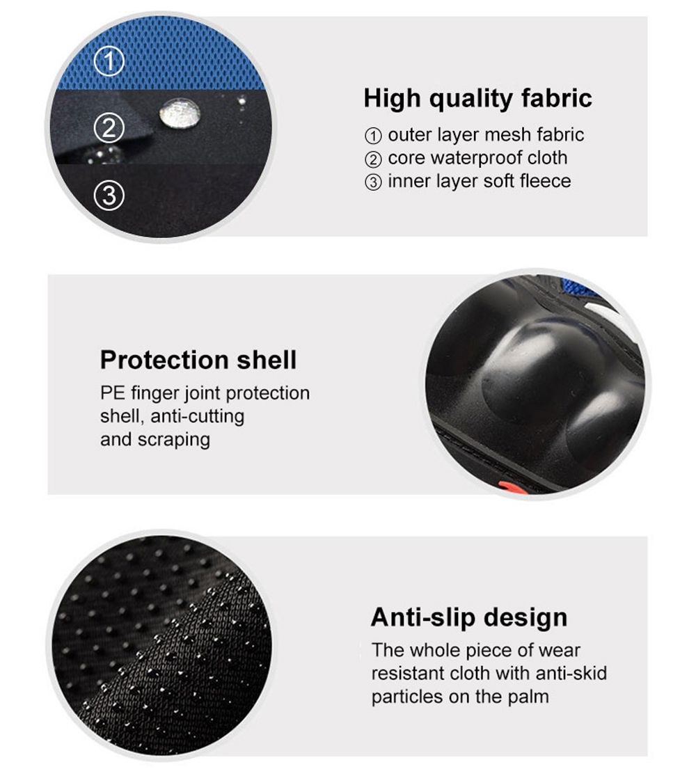 Открытый Мотоцикл Перчатки Половина Открытый Мотоцикл Перчатки Половина