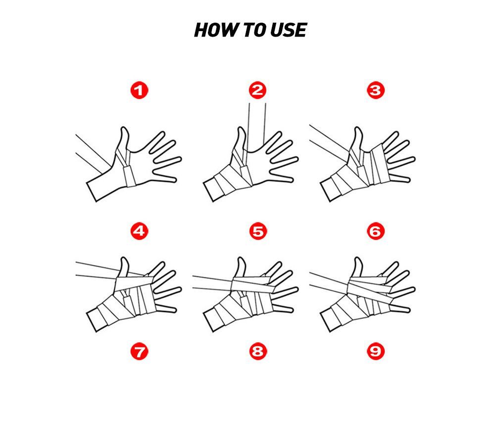 боксерский бандаж из 100% хлопка боксерский бандаж из 100% хлопка