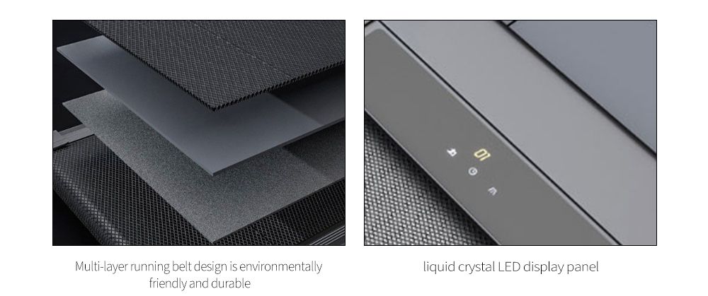 Бытовая плоская складная беговая дорожка